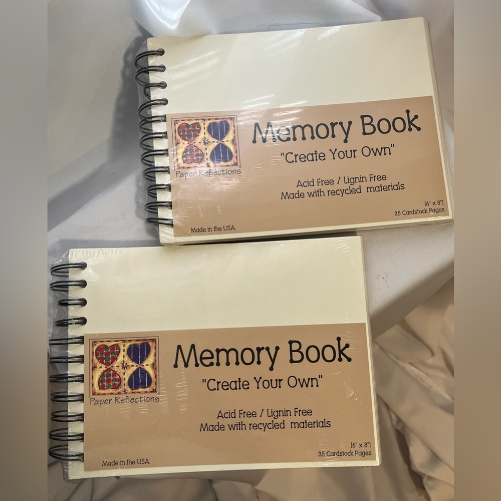 NEW PAPER REFECTIONS Memory Book-Create Your Own Bundle of 2 size 6” x 8”